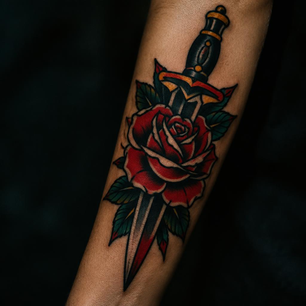 Recent healed work from the INK & IRON studio, piece 2