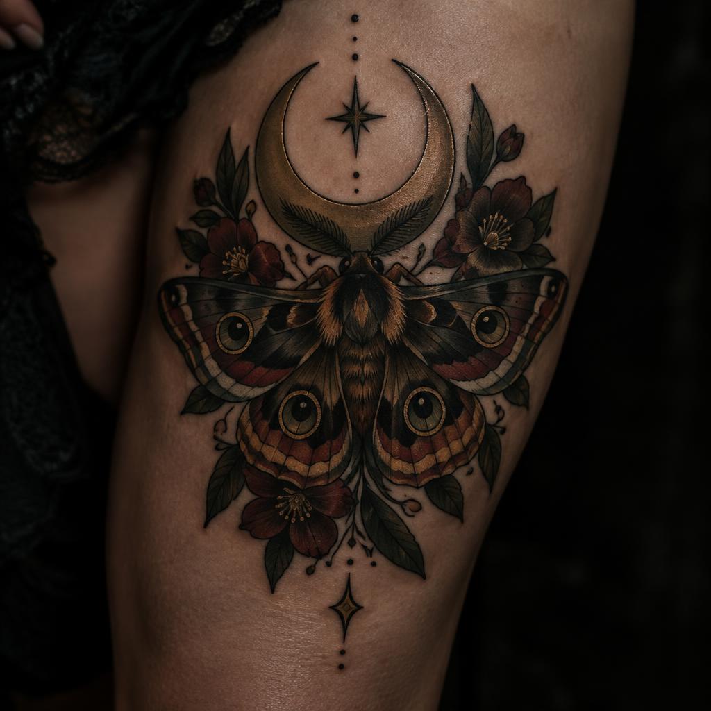 Recent healed work from the INK & IRON studio, piece 4