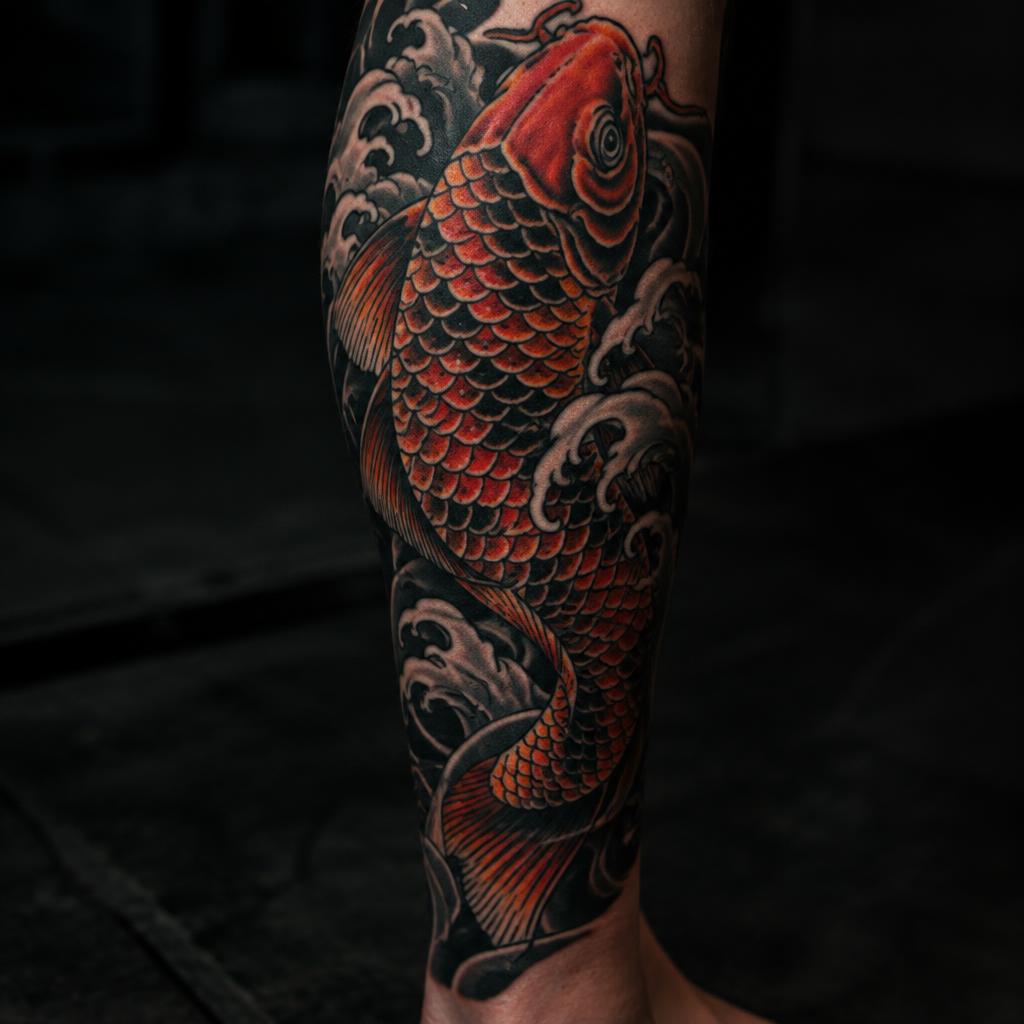 Recent healed work from the INK & IRON studio, piece 6