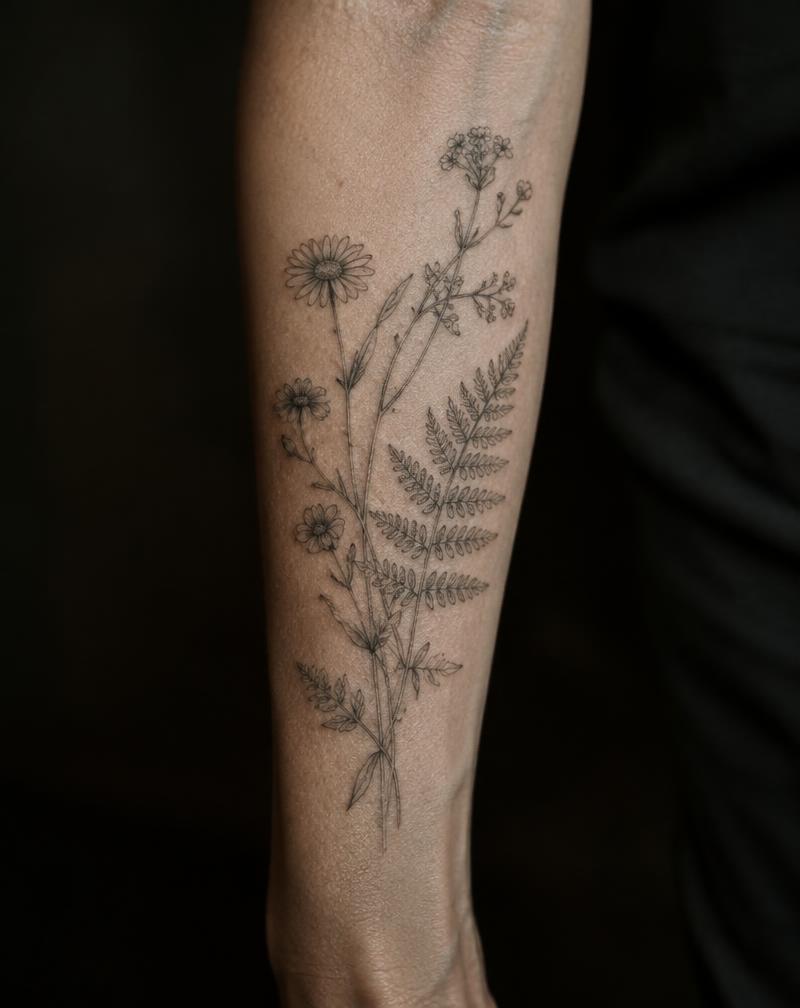 Botanical sprigs